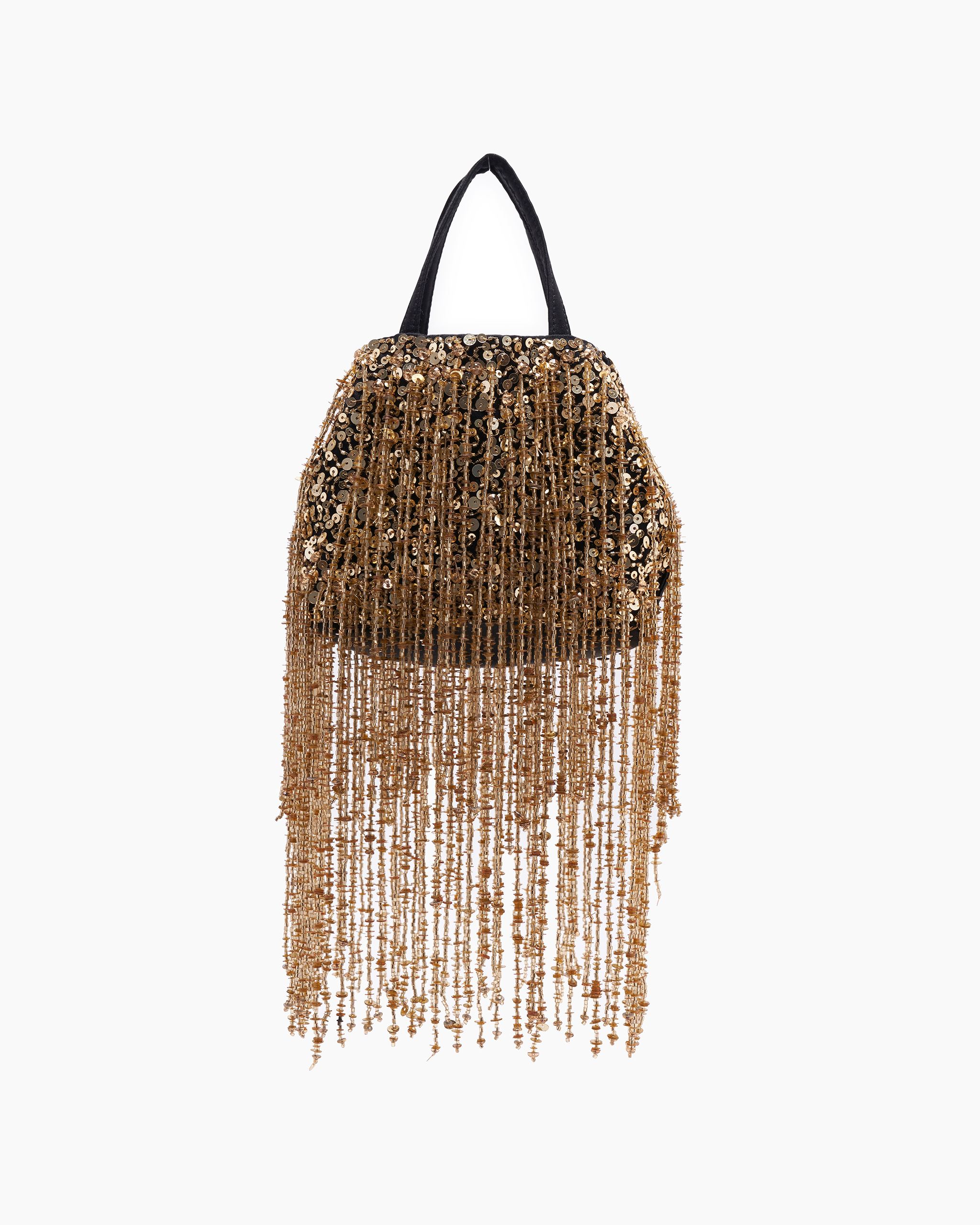 Sequin Fringe Mini Matryoshka bag - Accessories | Carolina Herrera